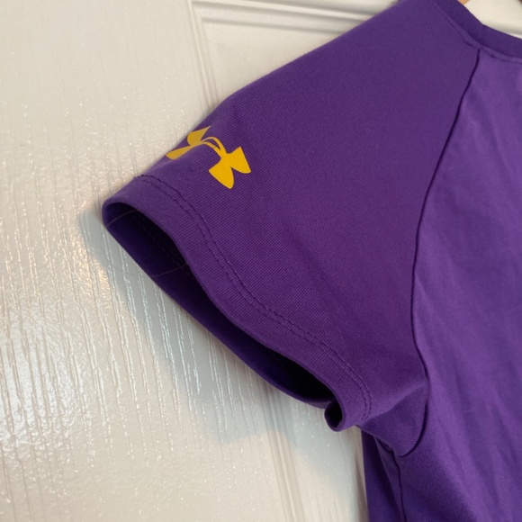 Youth under armour Los Angeles Lakers basketball combine YMD loose heat gear top - Picture 10 of 10